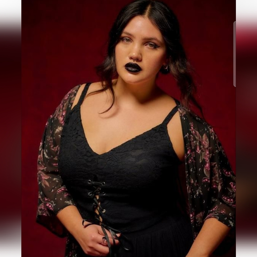 torrid Nightfall Bustier Foxy Crop Tank